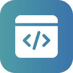 ايقونة لشكل برمجة HTML