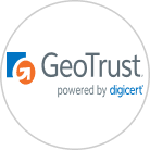 شعار GeoTrust للحماية الرقمية.